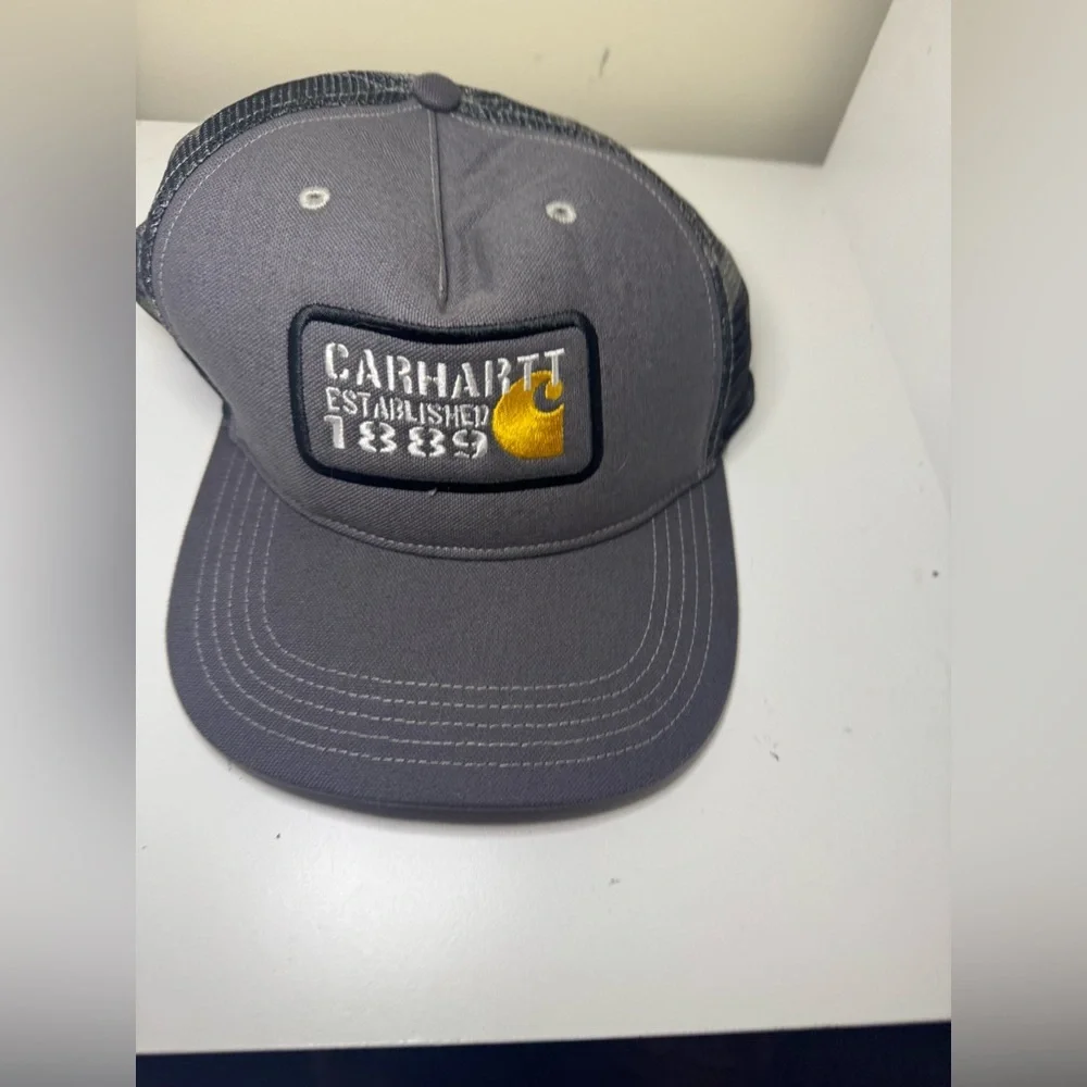 Carhartt Trucker Hat Mesh Camo Gray
